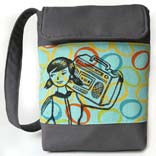 Hey DJ purse handmade by Liz Wong