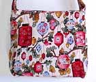 Chinese Lanterns purse handmade by Liz Wong