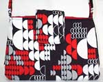 Geometric purse handmade by Liz Wong