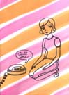 Call Me Blank Greeting Card
